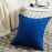 Fancy Homi 2 Packs Premium Faux Suede Decorative Throw Pillow Covers, Super Soft Square Pillow Case,Solid Cushion Cover for Couch/Sofa/Bedroom (18 x 18, Set of 2, Blue)