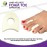 Premium Foam Toe Separators for Women and Men - Made in USA - Foam Toe Spacers for Corn, Blister, and Hammer Toe Relief - 1/4 Inch (50 Pack)