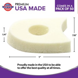 Premium Foam Toe Separators for Women and Men - Made in USA - Foam Toe Spacers for Corn, Blister, and Hammer Toe Relief - 1/4 Inch (50 Pack) Premium Foam Toe Separators for Women and Men - Made in USA - Foam Toe Spacers for Corn, Blister, and Hammer Toe Relief - 1/4 Inch (50 Pack)