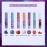 Disney Frozen 7 Piece Plant Based Lip Gloss, Girls Party Favors, First Makeup Set for Girl, Perfect for Parties, Sleepovers, and Birthday Gifts, Ages 3+, by Townley Girl
