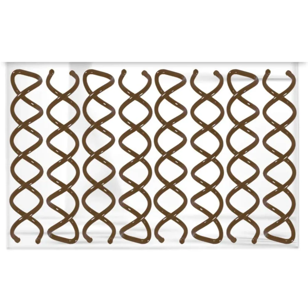 Hawwwy Bobby Pins - 8 Pack - Light Brown - 2 Inches - Beautiful Twist Hair Accessories for Women and Kids - Easy Bobby Pins for Fast and Secure Buns, Messy Styles, and Updos