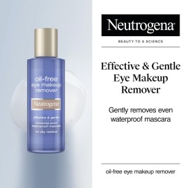 Neutrogena Gentle Oil-Free Eye Makeup Remover & Cleanser for Sensitive Eyes, Non-Greasy Makeup Remover, Waterproof Mascara Remover, Dermatologist & Ophthalmologist Tested, 8 fl. oz Neutrogena Gentle Oil-Free Eye Makeup Remover & Cleanser for Sensitive Eyes, Non-Greasy Makeup Remover, Waterproof Mascara Remover, Dermatologist & Ophthalmologist Tested, 8 fl. oz