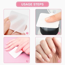 BLUERISE Lint Free Nail Wipes White 600pcs Nail Polish Remover Pads Soft Absorbable Eyelash Extension Glue Cleaning Wipes BLUERISE Lint Free Nail Wipes White 600pcs Nail Polish Remover Pads Soft Absorbable Eyelash Extension Glue Cleaning Wipes