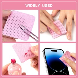 BLUERISE Lint Free Nail Wipes White 600pcs Nail Polish Remover Pads Soft Absorbable Eyelash Extension Glue Cleaning Wipes BLUERISE Lint Free Nail Wipes White 600pcs Nail Polish Remover Pads Soft Absorbable Eyelash Extension Glue Cleaning Wipes