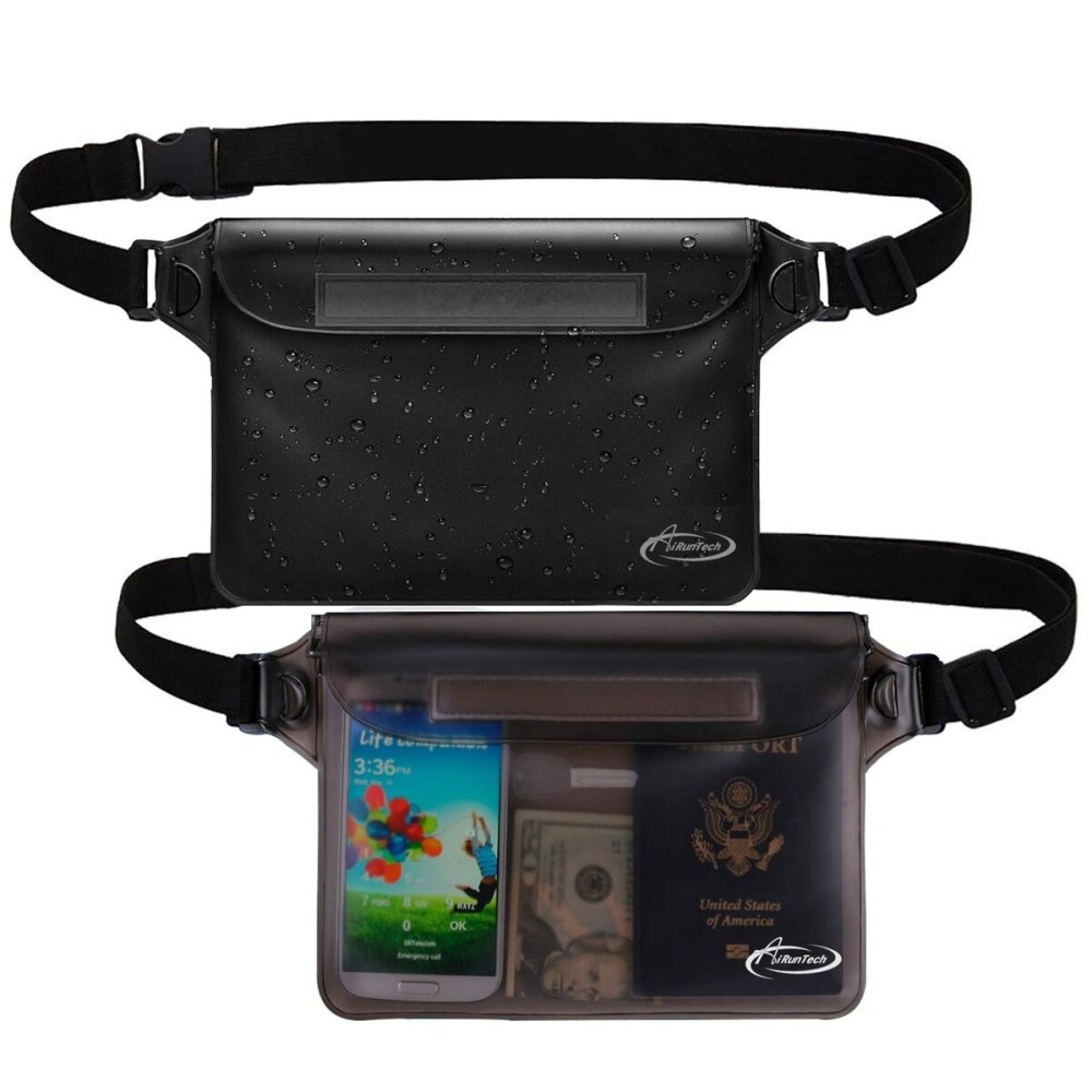 AiRunTech Waterproof Fanny Pack,Waterproof Pouch for Phone Passport Wallet Purse with Waist Strap,Floating Waterproof Bags for Travel Beach Swimming Kayaking Boating Pool Accessories AiRunTech Waterproof Fanny Pack,Waterproof Pouch for Phone Passport Wallet Purse with Waist Strap,Floating Waterproof Bags for Travel Beach Swimming Kayaking Boating Pool Accessories