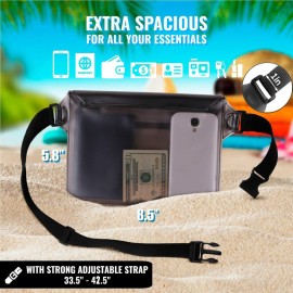 AiRunTech Waterproof Fanny Pack,Waterproof Pouch for Phone Passport Wallet Purse with Waist Strap,Floating Waterproof Bags for Travel Beach Swimming Kayaking Boating Pool Accessories AiRunTech Waterproof Fanny Pack,Waterproof Pouch for Phone Passport Wallet Purse with Waist Strap,Floating Waterproof Bags for Travel Beach Swimming Kayaking Boating Pool Accessories