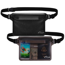 AiRunTech Waterproof Fanny Pack,Waterproof Pouch for Phone Passport Wallet Purse with Waist Strap,Floating Waterproof Bags for Travel Beach Swimming Kayaking Boating Pool Accessories AiRunTech Waterproof Fanny Pack,Waterproof Pouch for Phone Passport Wallet Purse with Waist Strap,Floating Waterproof Bags for Travel Beach Swimming Kayaking Boating Pool Accessories