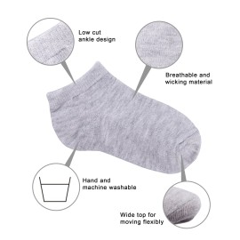 Duufin 25 Pairs Toddler Ankle Socks Toddlers Low Cut Half Cushion Socks Low Rise Ankle Sock for Boys Girls(2-4T,Basic Colors)