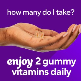 vitafusion Magnesium Gummy Supplement, Bring calm to your vitamin routine, Tropical Citrus Flavor, 60 Gummies