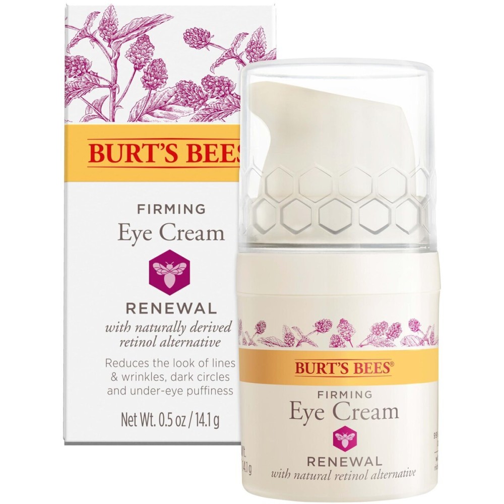 Burt\'s Bees Renewal Firming Eye Cream, Mothers Day Gifts, With Natural Retinol Alternative, Reduces Appearance of Lines, Wrinkles, Under-Eye Circles and Crow\'s Feet, 0.5 oz. Bottle Burt\'s Bees Renewal Firming Eye Cream, Mothers Day Gifts, With Natural Retinol Alternative, Reduces Appearance of Lines, Wrinkles, Under-Eye Circles and Crow\'s Feet, 0.5 oz. Bottle