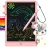 FLUESTON LCD Writing Tablet, Doodle Board Toys Gifts for 3-8 Year Old Girls Boys, 10 Inch Colorful Electronic Board Drawing Pad for Kids, Gifts for Toddler Educational Learning Travel Birthday, Pink