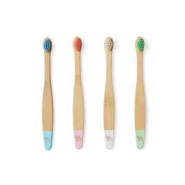 Wild & Stone Organic Baby Bamboo Toothbrushes | 4 Pack | Soft Bristles | 100% Compostable Handle | BPA Free | Vegan Baby Toothbrushes (Multicolour) Wild & Stone Organic Baby Bamboo Toothbrushes | 4 Pack | Soft Bristles | 100% Compostable Handle | BPA Free | Vegan Baby Toothbrushes (Multicolour)