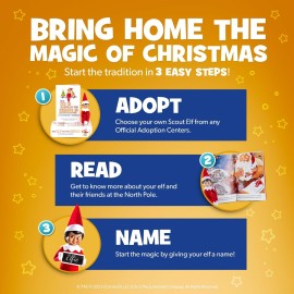 The Elf on the Shelf: A Christmas Tradition - Boy Scout Elf with Blue Eyes - Includes Artfully Illustrated Storybook, Keepsake Box and Official Adoption Certificate The Elf on the Shelf: A Christmas Tradition - Boy Scout Elf with Blue Eyes - Includes Artfully Illustrated Storybook, Keepsake Box and Official Adoption Certificate