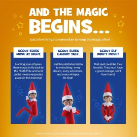 The Elf on the Shelf: A Christmas Tradition - Boy Scout Elf with Blue Eyes - Includes Artfully Illustrated Storybook, Keepsake Box and Official Adoption Certificate The Elf on the Shelf: A Christmas Tradition - Boy Scout Elf with Blue Eyes - Includes Artfully Illustrated Storybook, Keepsake Box and Official Adoption Certificate