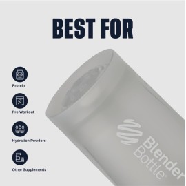 BlenderBottle Classic V2 Shaker Bottle Perfect for Protein Shakes and Pre Workout, 28-Ounce, Pebble Grey BlenderBottle Classic V2 Shaker Bottle Perfect for Protein Shakes and Pre Workout, 28-Ounce, Pebble Grey