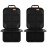 SMART ELF Car Seat Protector, 2Pack Seat Protector Protect Child Seats with Thickest Padding and Non-Slip Backing Mesh Pockets for Baby and Pet,Sedan SUV Truck (Black)