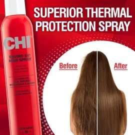 CHI Enviro 54 Hairspray, Natural Hold, Lightweight Spray to Finish & Secure A Variety of Hairstyles, Sulfate & Paraben-Free, 10 Oz