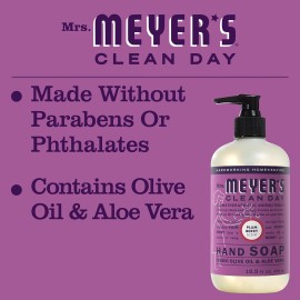 MRS. MEYER\'S CLEAN DAY Liquid Hand Soap, Cruelty Free and Biodegradable Formula, Plum Berry Scent, 12.5 oz- Pack of 3 MRS. MEYER\'S CLEAN DAY Liquid Hand Soap, Cruelty Free and Biodegradable Formula, Plum Berry Scent, 12.5 oz- Pack of 3