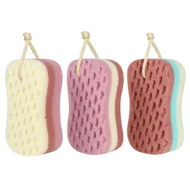 KECUCO 3 Pcs Bath Sponge for Women, Men, Kids, Sponge Loofah Body Scrubber Shower Sponge for Body Wash Bathroom, 3 Colors & Large Size Bathing Sponge Bathing Accessories(Large Size) KECUCO 3 Pcs Bath Sponge for Women, Men, Kids, Sponge Loofah Body Scrubber Shower Sponge for Body Wash Bathroom, 3 Colors & Large Size Bathing Sponge Bathing Accessories(Large Size)