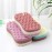 KECUCO 3 Pcs Bath Sponge for Women, Men, Kids, Sponge Loofah Body Scrubber Shower Sponge for Body Wash Bathroom, 3 Colors & Large Size Bathing Sponge Bathing Accessories(Large Size)