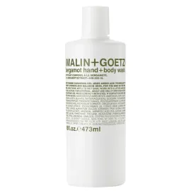 Malin + Goetz Bergamot Hand & Body Wash, 16 Fl. Oz. - Men & Women Natural Body Wash For All Skin Types, Foaming Hydrating Cleansing Gel, Cruelty-Free & Vegan