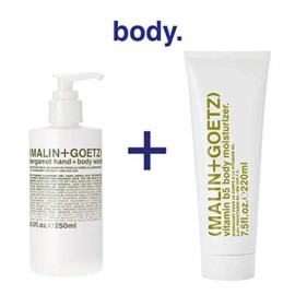 Malin + Goetz Bergamot Hand & Body Wash, 16 Fl. Oz. - Men & Women Natural Body Wash For All Skin Types, Foaming Hydrating Cleansing Gel, Cruelty-Free & Vegan