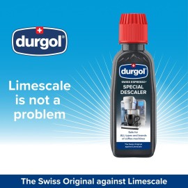 Durgol Swiss Espresso, Descaler and Decalcifier for All Brands of Espresso Machines and Coffee Makers, 4.2 Fluid Ounces (Pack of 4) Durgol Swiss Espresso, Descaler and Decalcifier for All Brands of Espresso Machines and Coffee Makers, 4.2 Fluid Ounces (Pack of 4)