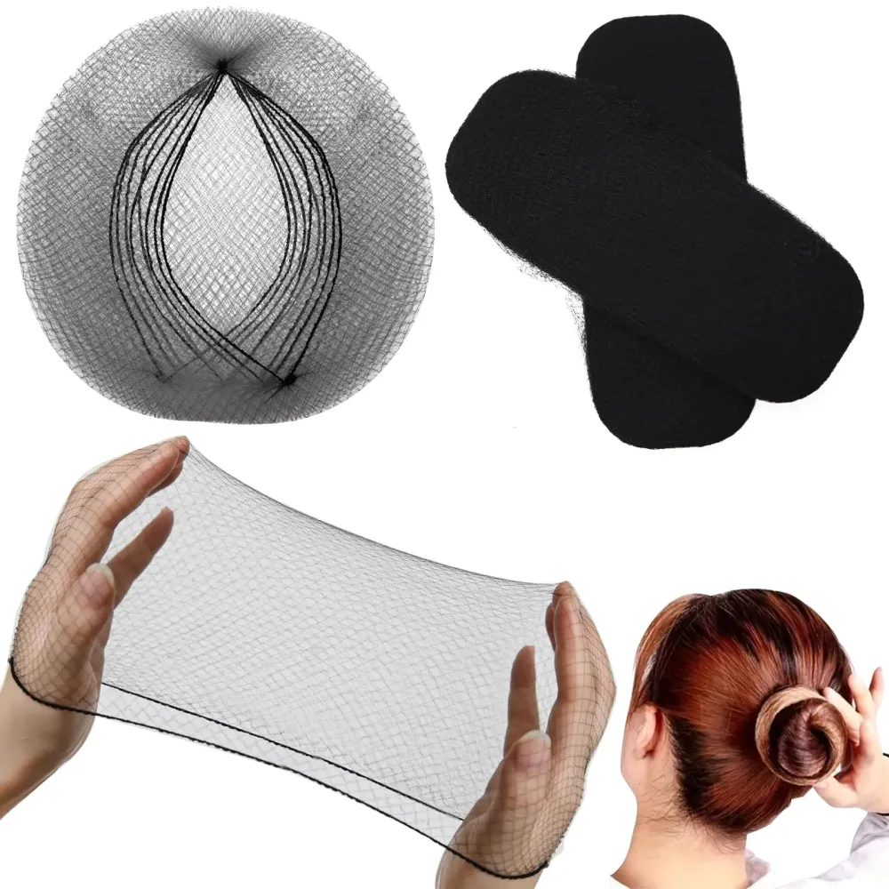 Hair Net 100 Pcs, Smilco 20 Inches Elasticity Invisible Elastic Mesh Wig Nets for Hair Bun Making Ballet Dancer Kitchen Food Serive (Black) Hair Net 100 Pcs, Smilco 20 Inches Elasticity Invisible Elastic Mesh Wig Nets for Hair Bun Making Ballet Dancer Kitchen Food Serive (Black)