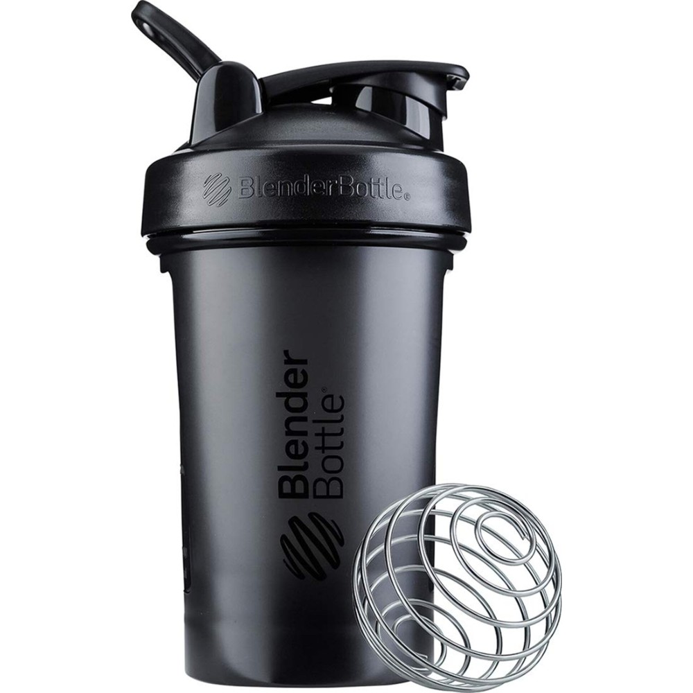 BlenderBottle Classic V2 Shaker Bottle Perfect for Protein Shakes and Pre Workout, 20-Ounce, Black BlenderBottle Classic V2 Shaker Bottle Perfect for Protein Shakes and Pre Workout, 20-Ounce, Black