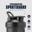 BlenderBottle Classic V2 Shaker Bottle Perfect for Protein Shakes and Pre Workout, 20-Ounce, Black