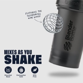 BlenderBottle Classic V2 Shaker Bottle Perfect for Protein Shakes and Pre Workout, 20-Ounce, Black BlenderBottle Classic V2 Shaker Bottle Perfect for Protein Shakes and Pre Workout, 20-Ounce, Black