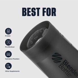 BlenderBottle Classic V2 Shaker Bottle Perfect for Protein Shakes and Pre Workout, 20-Ounce, Black BlenderBottle Classic V2 Shaker Bottle Perfect for Protein Shakes and Pre Workout, 20-Ounce, Black