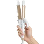 Europe Travel Curling Iron Mini: Dual Voltage Curling Iron for Traveling - Mini Travel Curling Irons 1 Inch with US Plug,Gold 450
