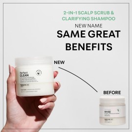 NATURELAB. TOKYO Perfect Clean Clarifying Scalp Scrub: 2-in-1 Shampoo and Scalp Scrub Hair Treatment to Clarify and Remove Product Buildup for Immense Shine I 8.1 OZ / 230G NATURELAB. TOKYO Perfect Clean Clarifying Scalp Scrub: 2-in-1 Shampoo and Scalp Scrub Hair Treatment to Clarify and Remove Product Buildup for Immense Shine I 8.1 OZ / 230G