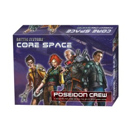Battle Systems BSGCSE006 Core Space - Poseidon Crew - Sci Fi Miniature Game - Multi Level Tabletop War Game Board - Wargaming 40K Universe