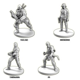 Battle Systems BSGCSE006 Core Space - Poseidon Crew - Sci Fi Miniature Game - Multi Level Tabletop War Game Board - Wargaming 40K Universe