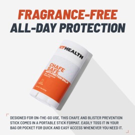 KT Health, Chafe Safe, Anti-Friction Balm, All-Day Friction Protection, Large, Unscented KT Health, Chafe Safe, Anti-Friction Balm, All-Day Friction Protection, Large, Unscented