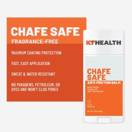 KT Health, Chafe Safe, Anti-Friction Balm, All-Day Friction Protection, Large, Unscented KT Health, Chafe Safe, Anti-Friction Balm, All-Day Friction Protection, Large, Unscented