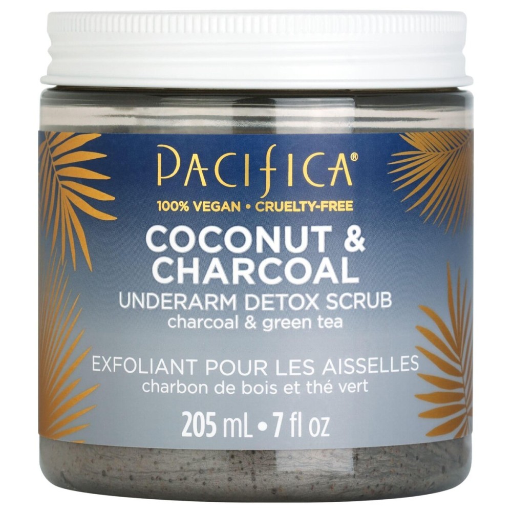 Pacifica Underarm Body Scrub - Armpit Detox Coconut & Charcoal Deodorant- Exfoliating & Nourishing for Natural Deodorant Users - Aluminum-Free & Safe for Sensitive Skin, Vegan & Cruelty-Free, 7 fl oz Pacifica Underarm Body Scrub - Armpit Detox Coconut & Charcoal Deodorant- Exfoliating & Nourishing for Natural Deodorant Users - Aluminum-Free & Safe for Sensitive Skin, Vegan & Cruelty-Free, 7 fl oz