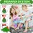 Potty Time Adventures Potty Training Chart for Toddlers by Lil ADVENTS - 14 Stacking Wood Block Toy Prizes - Potty Training Advent Game - Behavior Reward Chart, Stickers & Activity Board - Dinosaurs