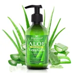 BIGHTURE Aloe Vera Gel, 100% Aloe Vera Organic from Freshly Cut Aloe Leaves, Skin Care for Deeply & Rapidly Soothing, Firming, After Shave, Sunburn Relieve, etc