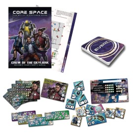 Battle Systems BSGCSE007 - Core Space - Skylark Crew - Sci Fi Miniature Game - Multi Level Tabletop Board - Wargaming 40K Universe - Contains 4x 28 millimeter Miniatures