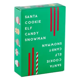 Santa Cookie Elf Candy Snowman Card Game - by Taco Cat Goat Cheese Pizza - Holiday Party Card Game - Great Stocking Stuffer - Fun for Kids, Teens, Adults and Family - 10 Min Ages 7+