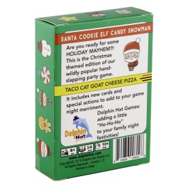 Santa Cookie Elf Candy Snowman Card Game - by Taco Cat Goat Cheese Pizza - Holiday Party Card Game - Great Stocking Stuffer - Fun for Kids, Teens, Adults and Family - 10 Min Ages 7+ Santa Cookie Elf Candy Snowman Card Game - by Taco Cat Goat Cheese Pizza - Holiday Party Card Game - Great Stocking Stuffer - Fun for Kids, Teens, Adults and Family - 10 Min Ages 7+