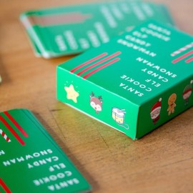 Santa Cookie Elf Candy Snowman Card Game - by Taco Cat Goat Cheese Pizza - Holiday Party Card Game - Great Stocking Stuffer - Fun for Kids, Teens, Adults and Family - 10 Min Ages 7+ Santa Cookie Elf Candy Snowman Card Game - by Taco Cat Goat Cheese Pizza - Holiday Party Card Game - Great Stocking Stuffer - Fun for Kids, Teens, Adults and Family - 10 Min Ages 7+