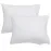ZPECC Toddler Pillow with Pillowcase - 13x18 Organic Cotton Hypoallergenic Small Kids Travel Pillow for Sleeping Crib Daycare Nursery Stroller (Intended for Age 2 and up) White Stripe