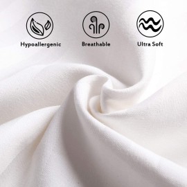 ZPECC Toddler Pillow with Pillowcase - 13x18 Organic Cotton Hypoallergenic Small Kids Travel Pillow for Sleeping Crib Daycare Nursery Stroller (Intended for Age 2 and up) White Stripe ZPECC Toddler Pillow with Pillowcase - 13x18 Organic Cotton Hypoallergenic Small Kids Travel Pillow for Sleeping Crib Daycare Nursery Stroller (Intended for Age 2 and up) White Stripe