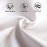 ZPECC Toddler Pillow with Pillowcase - 13x18 Organic Cotton Hypoallergenic Small Kids Travel Pillow for Sleeping Crib Daycare Nursery Stroller (Intended for Age 2 and up) White Stripe