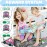 Potty Time Adventures Potty Training Chart for Toddlers by Lil ADVENTS - 14 Wooden Stacking Block Toys - Potty Training Advent Game, Behavior Reward Chart, Car Stickers, Activity Board - Busy Vehicles