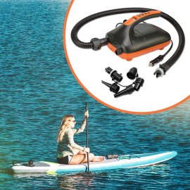 Tuomico 20PSI High Pressure SUP Electric Air Pump,Dual Stage Inflation Paddle Board Pump for Inflatable Stand Up Paddle Boards, Boats,Kayak,12V DC Car Connector Tuomico 20PSI High Pressure SUP Electric Air Pump,Dual Stage Inflation Paddle Board Pump for Inflatable Stand Up Paddle Boards, Boats,Kayak,12V DC Car Connector